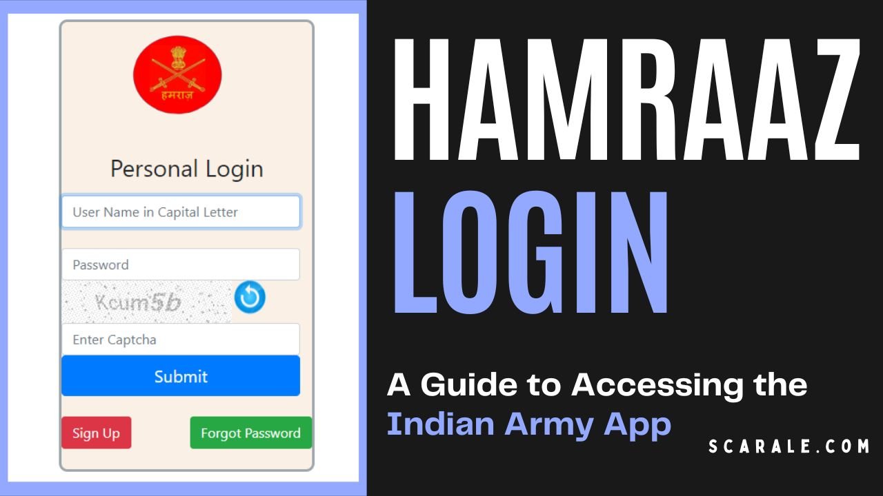 Hamraaz Login: A Guide to Accessing the Indian Army App