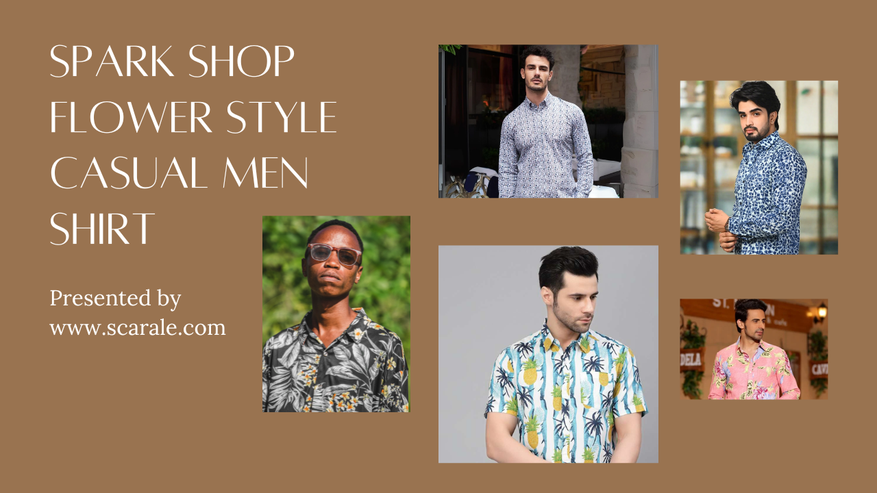 TheSpark Shop Flower Style Casual Men Shirt: A Perfect Blend of Comfort and Fashion